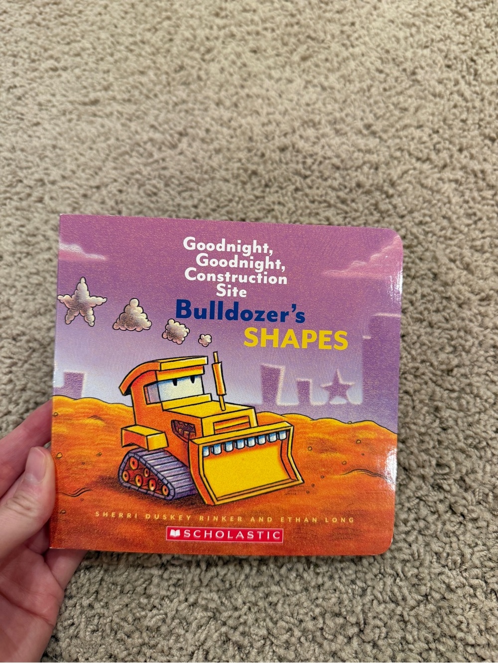 Scholastic Goodnight, Goodnight Construction Site Bulldozer Shapes Board Book